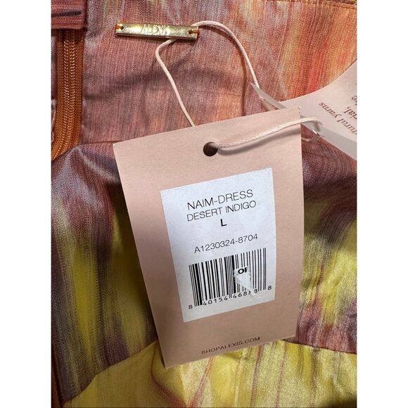 Alexis Naim Dyed Halterneck Minidress in Desert Indigo Size L $695 - Picture 12 of 12